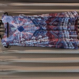 NWT Women's Size XL APT.9 Sleeveless Embellished Sublimation Shift Dress